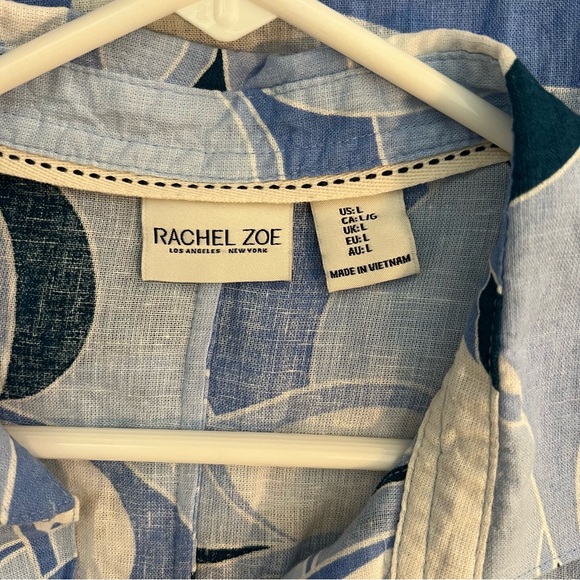 Dress bundle Rachel Zoe Abstract Blue maxi and Olive maxi - Picture 5 of 7